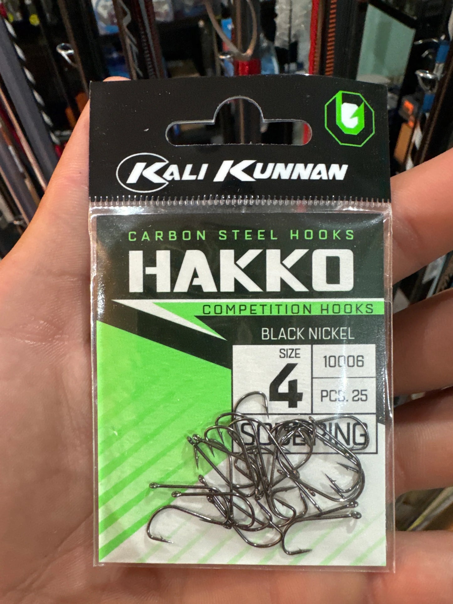 Anilla surfcasting S25 HK 10006-8N 4 piezas, detalle de construcción y acabado