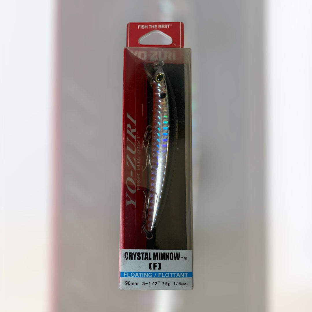 Señuelo Yo‑Zuri Crystal Minnow Floating 7.5 g (90 mm)