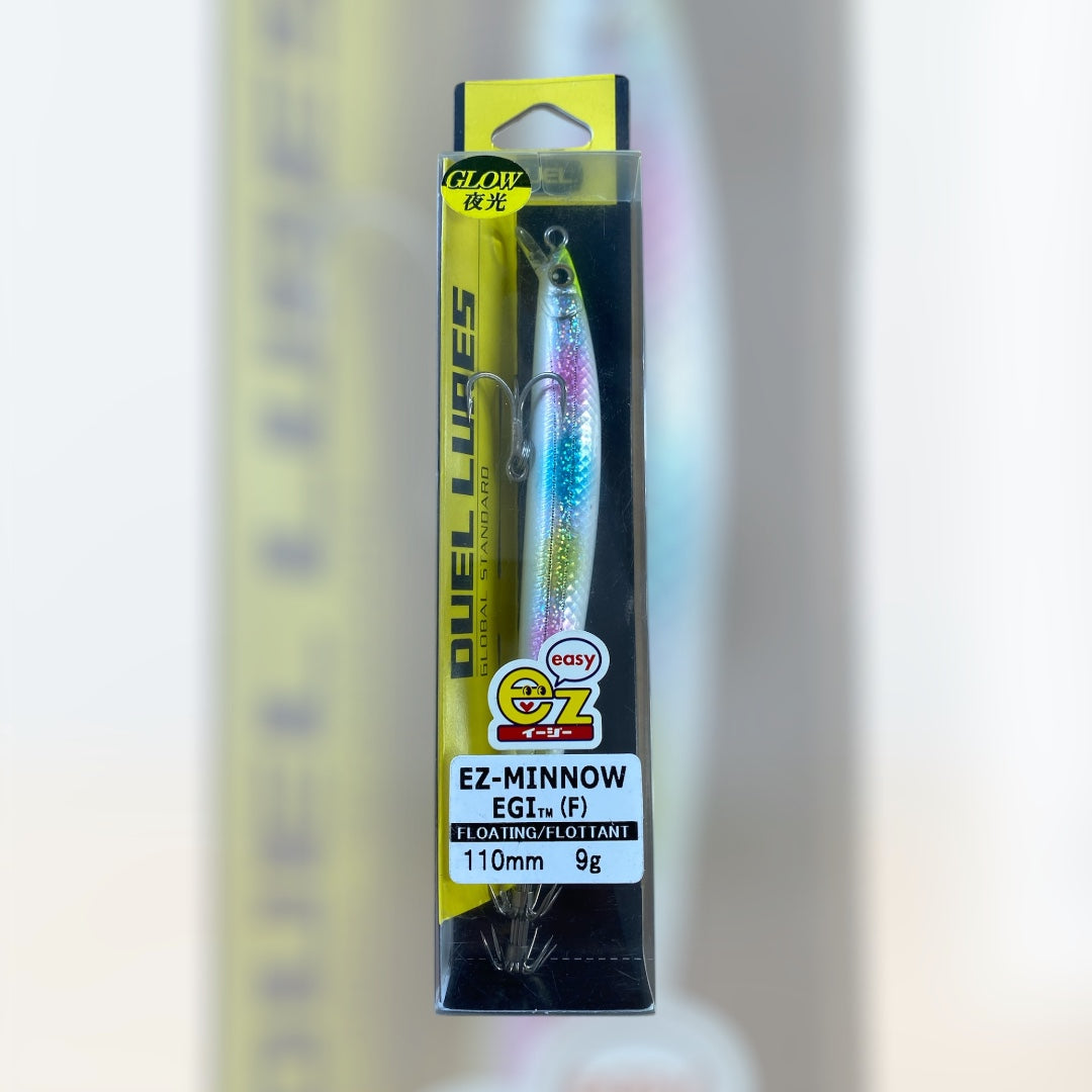 Señuelo Duel EZ Minnow EGI (F) – 110 mm / 9 g (Flotante, Glow)