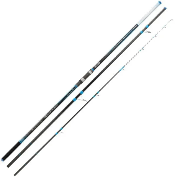 Caña surfcasting C.K Nacar 420H F de 4,20m con anillas Fuji, empuñadura ergonómica y acabado nácar