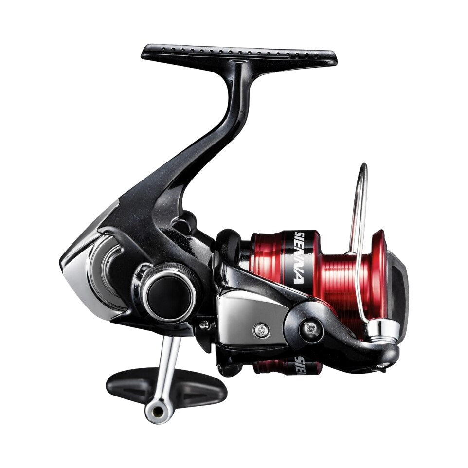 Vista lateral carrete Shimano Sienna 4000 FG diseño compacto