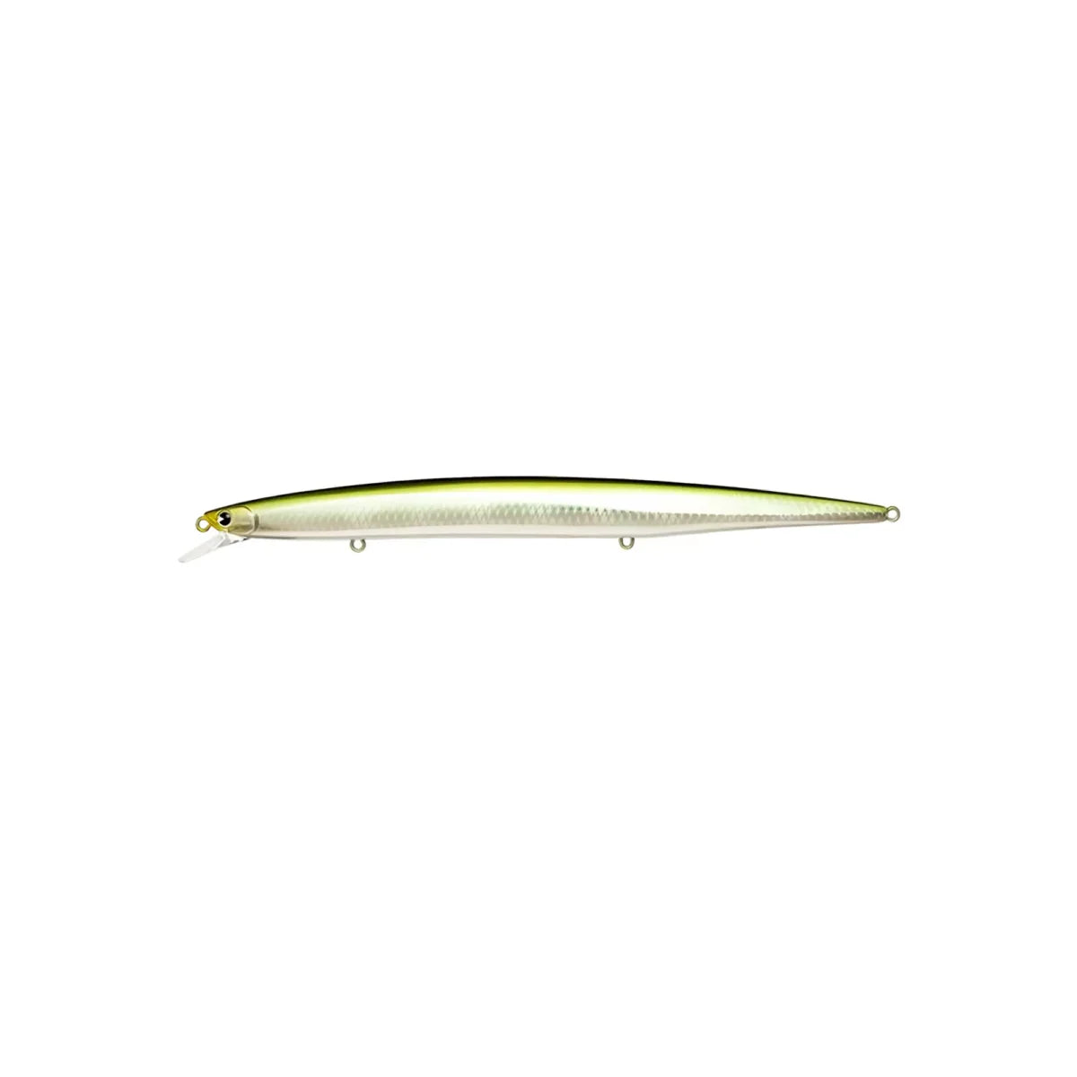 Señuelo IMA Kunai 200F color 005, detalle del cuerpo aerodinámico flotante
