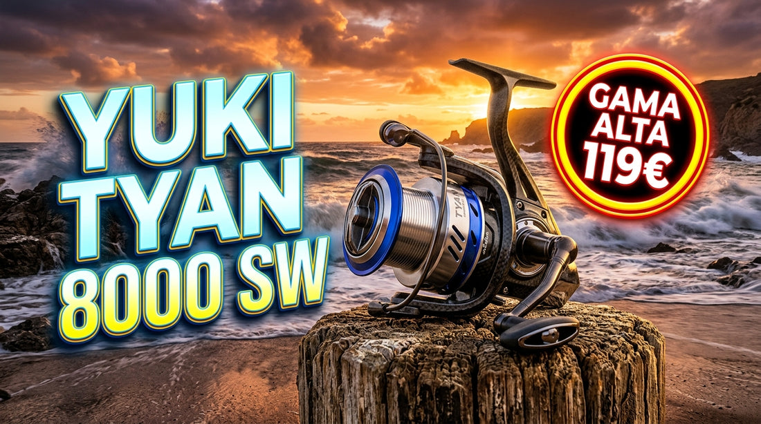 Yuki Tyan 8000 SW Carrete Surfcasting Gama Alta 119 euros