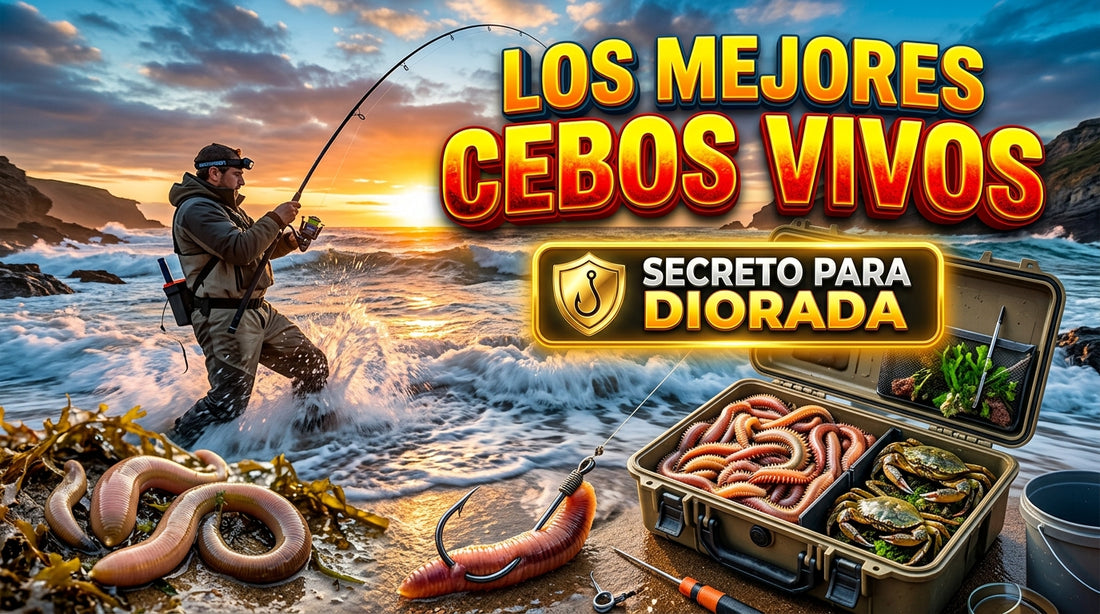Los mejores cebos vivos para pescar en el mar: dorada, lubina y surfcasting