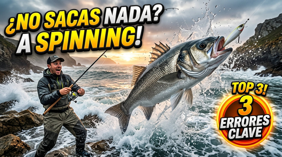 ¿No sacas nada a spinning? 3 errores clave al pescar lubinas con señuelos