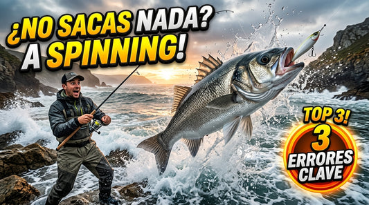¿No sacas nada a spinning? 3 errores clave al pescar lubinas con señuelos