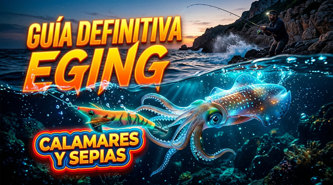 Guía de Eging: Cómo pescar calamares y sepias desde costa