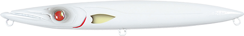Señuelo Fishus Espetron 19.5 topwater 195mm color White vista frontal