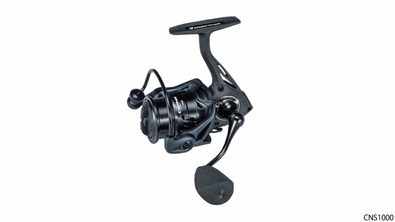 Carrete spinning Major Craft CNS1000 tamaño pequeño diseño compacto en negro