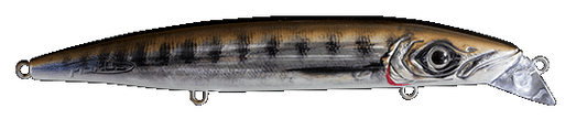 Minnow Fishus Espetit Shallow Runner 120mm Grey Cuda spinning somero