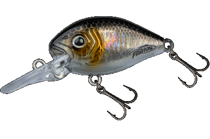 Crankbait Fishus Assault Crank Tight 4cm coloración Shine Shad plateada