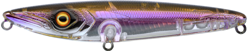 Señuelo topwater Fishus FBL Espetit paseante superficie color Flashy Shad