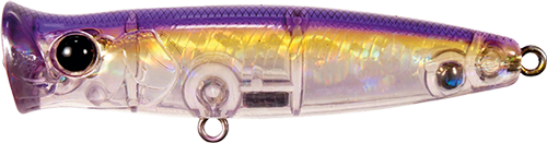 Popper Fishus Ubuntu 70 mm Candy Purple flotante topwater