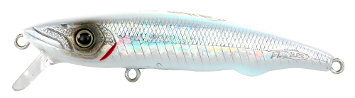 Jerkbait Fishus Espetit Jerk 80 SP suspending color White N'Flash