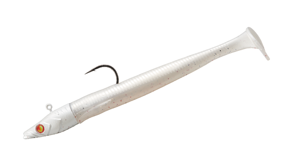 Señuelo Eely Shad Major Craft Ceana 75mm 4,1g Pearl White spinning