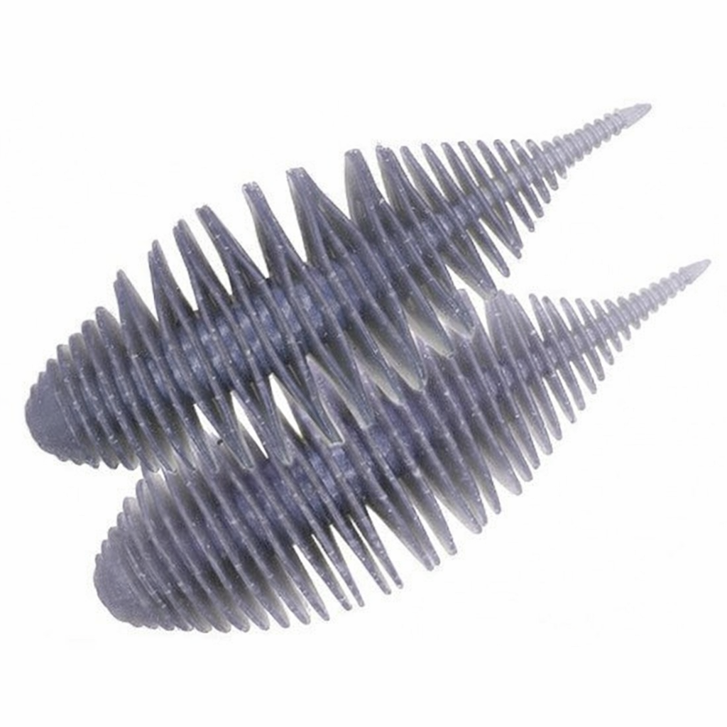Señuelo vinilo blando Geecrack Bellows Gill 2 inch Natural Pro Blue con aletas realistas
