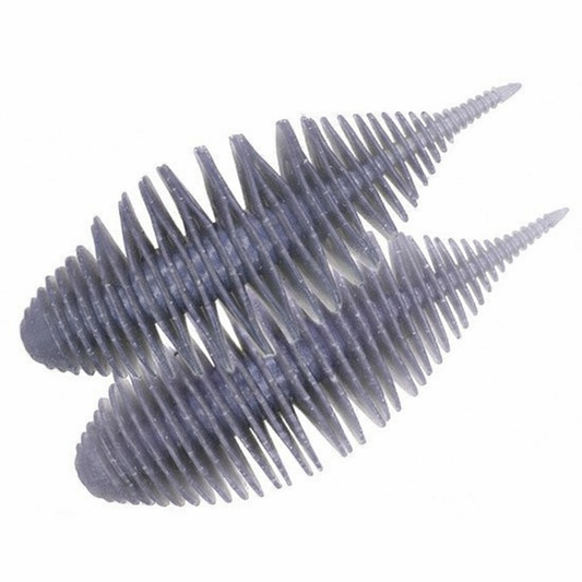 Señuelo vinilo blando Geecrack Bellows Gill 2 inch Natural Pro Blue con aletas realistas