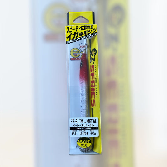 Señuelo EZ-Slim Metal Squid Jig 40g – R2 LHRH (Glow)
