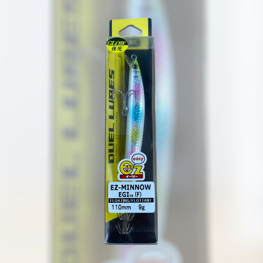 Señuelo Duel EZ Minnow EGI (F) – 110 mm / 9 g (Flotante, Glow)