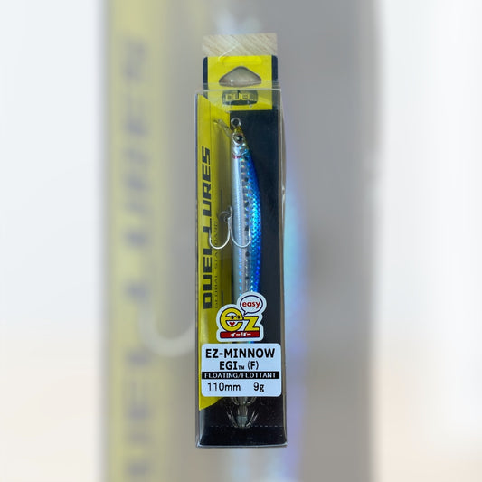 Señuelo Duel EZ Minnow EGI (F) – 110 mm / 9 g (Blue)
