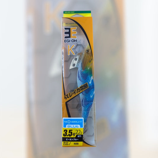 Señuelo Yamashita EGI-OH K 3.5 – 22g (Neon Bright Blue, Nº071 NBB)
