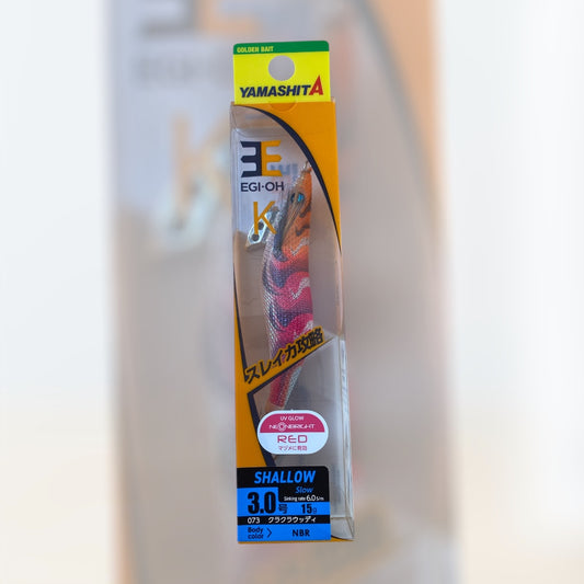 Señuelo Yamashita EGI-OH K Shallow 3.0 – 15g (Neon Bright Red, Nº073 NBR)