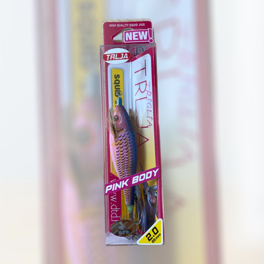 Señuelo DTD Trlja 2.0 – Señuelo para Calamar (Pink Body – 65 mm)