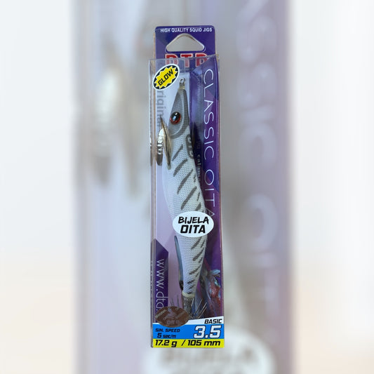 Señuelo DTD Classic Oita Bijela 3.5 – 17.2 g (105 mm, Slow Sink)