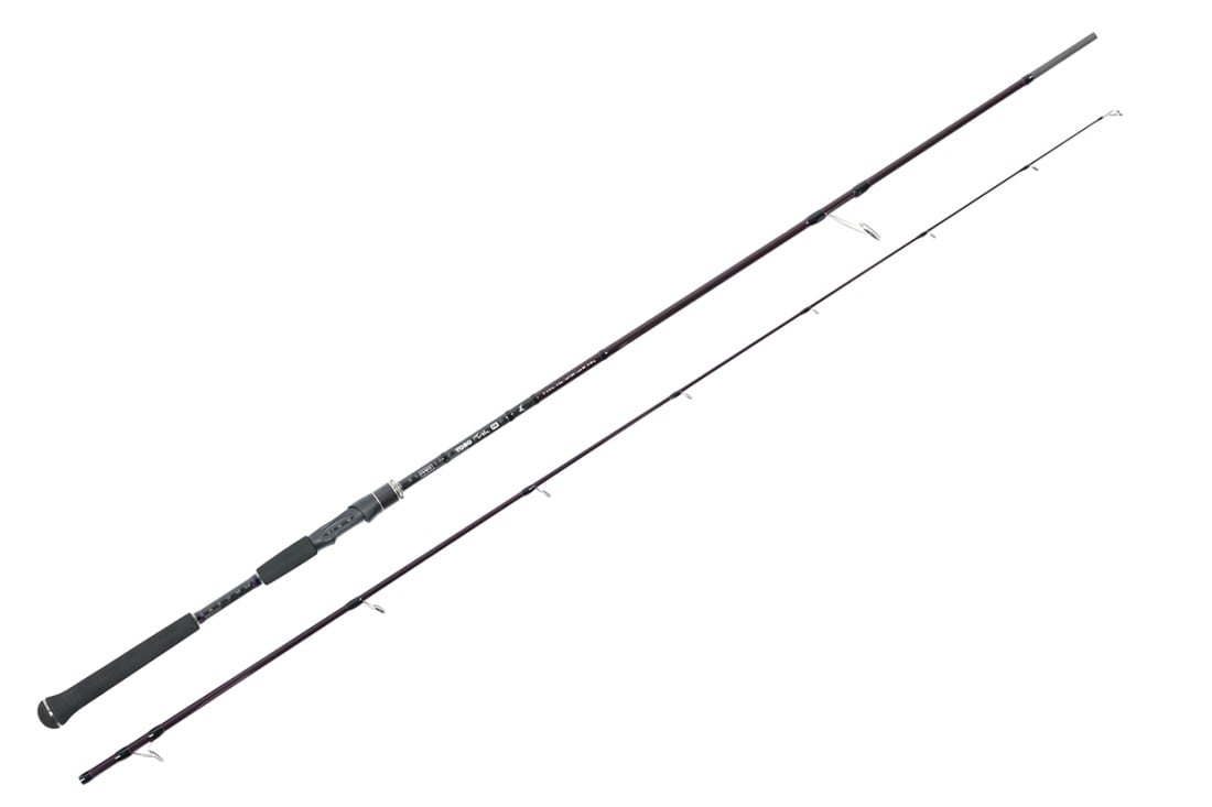 Caña Hart Toro Trek FK 9' spinning pesado mar 2.74m, acción MH, color negro con detalles azul