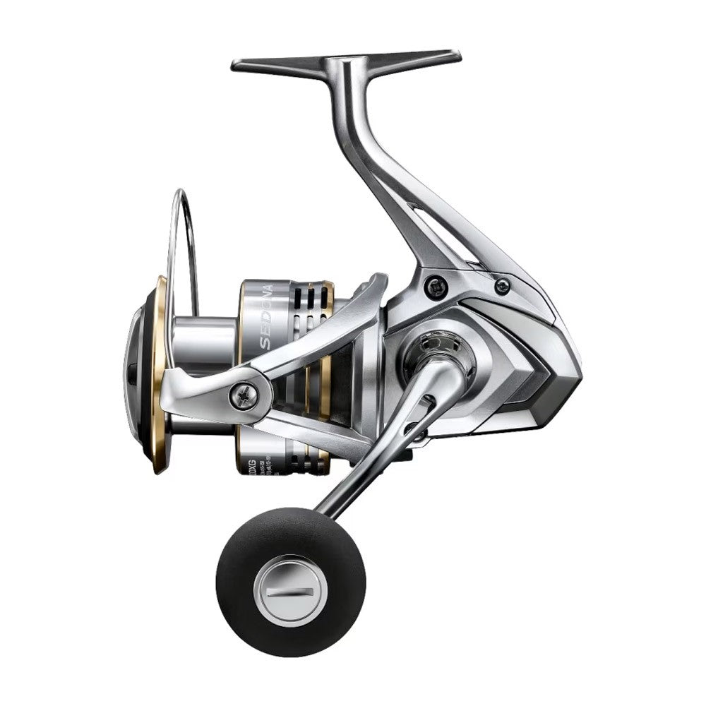 Carrete Shimano Sedona FJ C5000 XG detalle detalles plateados