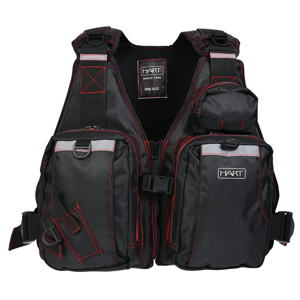 Chaleco Hart Oceanic Pro-V, negro, talla única ajustable