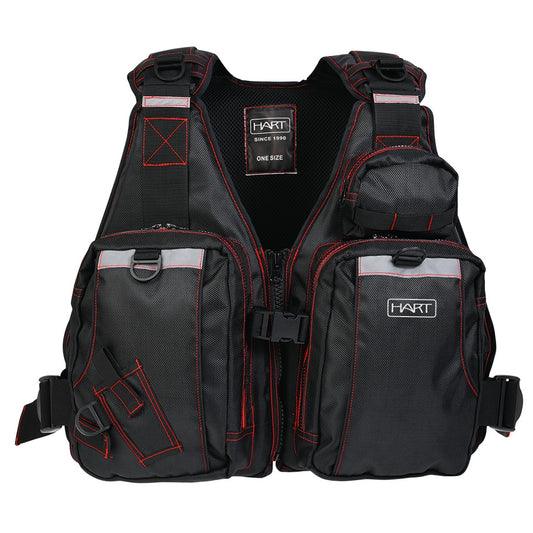 Chaleco Hart Oceanic Pro-V, negro, talla única ajustable