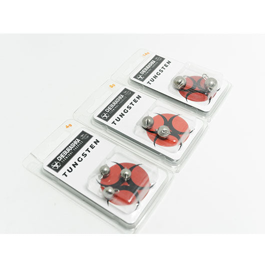 Cheburashka de tungsteno Detour 10 gr, plomada compacta para pesca con vinilos blandos