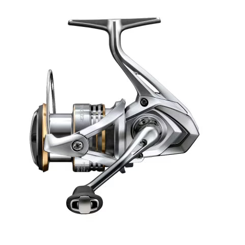 Carrete Shimano Sedona FJ spinning frente con mango ergonómico