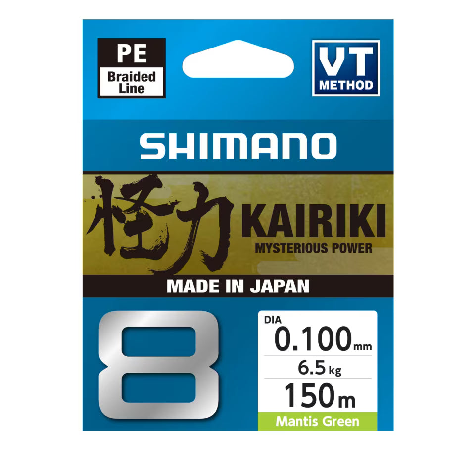 Shimano Kairiki 8 150 m Trenzado 8 Hebras Spinning y Jigging
