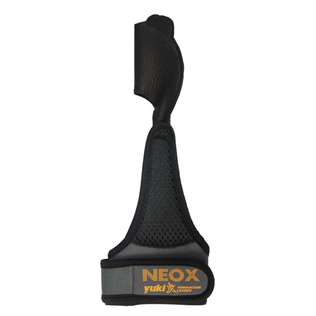 Dedil Yuki Neox-Pro talla L vista frontal para proteger el dedo en surfcasting
