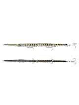 Cebo artificial Jack Fin Stylo Jointed 255 jointed sinking de 33 gramos color barracuda