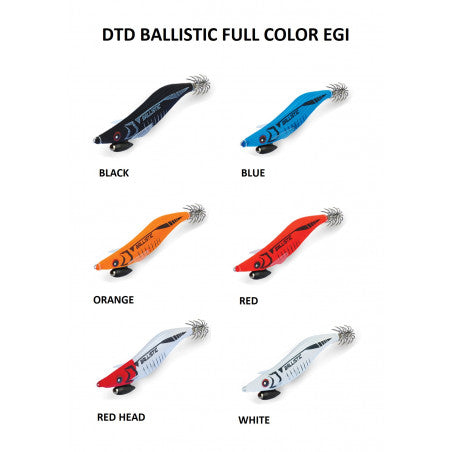 Señuelo DTD Ballistic FULL COLOR 3.5 – Señuelo para Calamar