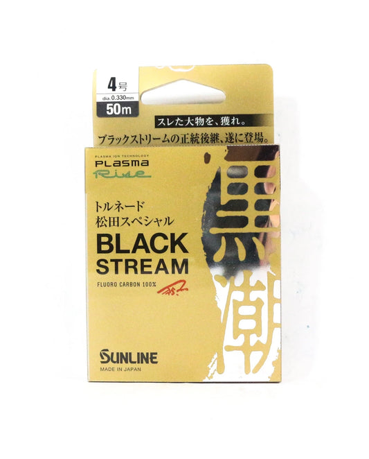 Línea monofilamento Sunline Black Stream 50m, resistente y flexible para spinning costero
