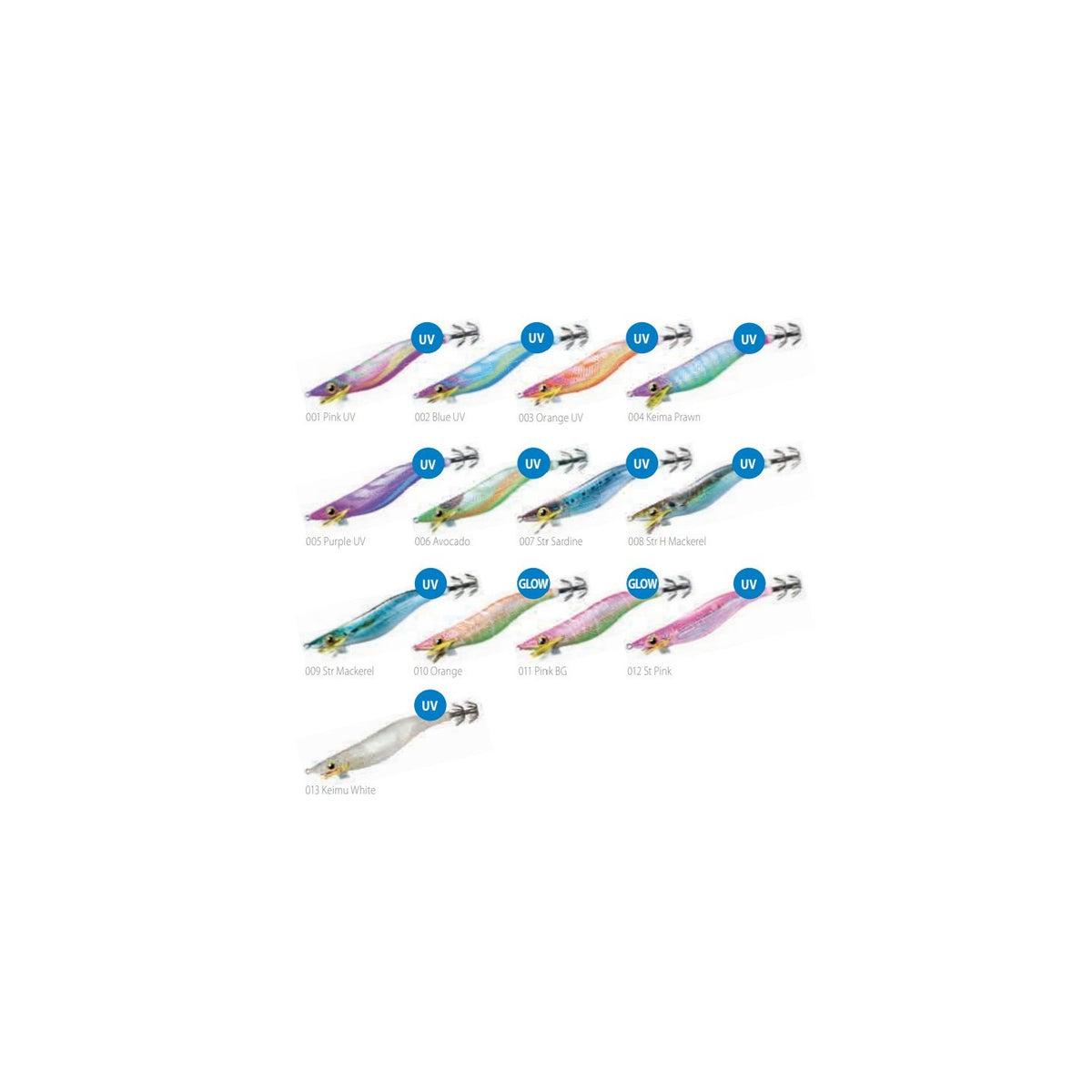 Carta de colores Shimano Sephia Clinch Jet Boost Shallow 3.5
