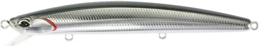Señuelo DUO Tide Minnow Lance 110S sinking, 110mm, color plateado y azul para spinning costero